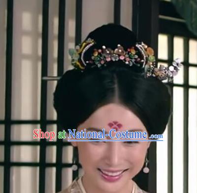 Chinese Ancient Imperial Consort Hair Accessories Tang Dynasty Hairpins for Women