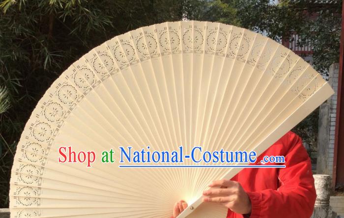 Chinese Traditional Handmade Wood Fans Decoration Crafts Folding Fans