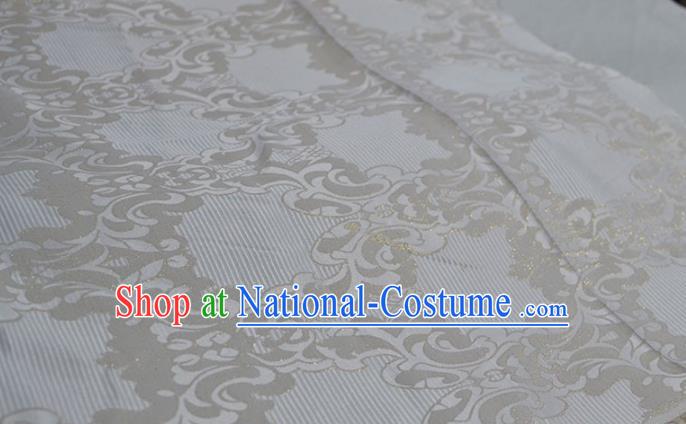 Chinese Traditional Flower Silk Fabric Brocade Embroidered Fabric Dress Material