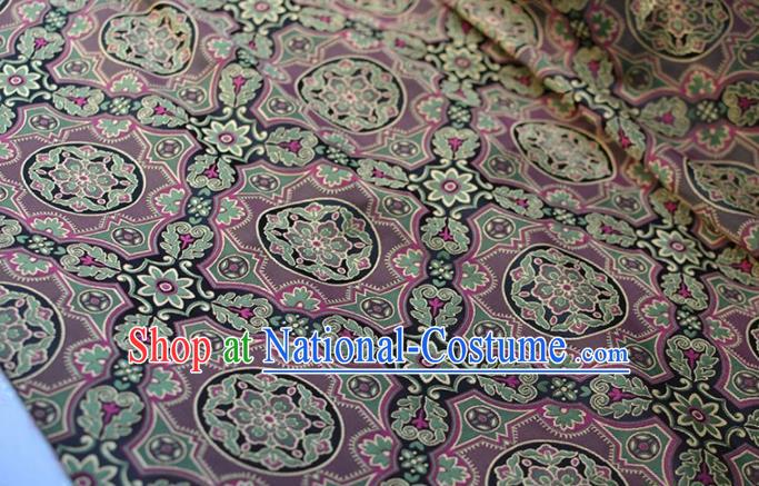 Chinese Traditional Flower Silk Fabric Brocade Embroidered Fabric Dress Material