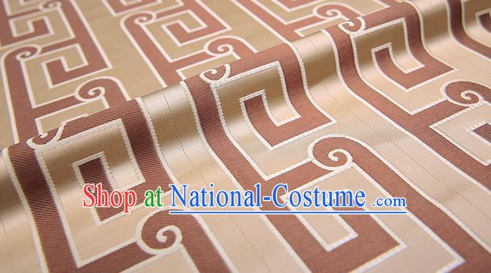 Chinese Traditional Flower Silk Fabric Brocade Embroidered Fabric Dress Material