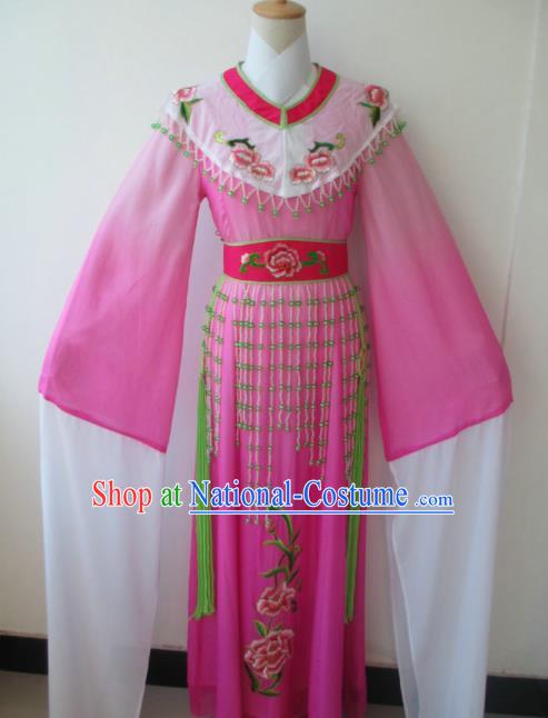 Chinese Traditional Peking Opera Princess Costumes Ancient Fairy Rosy Dress for Adults