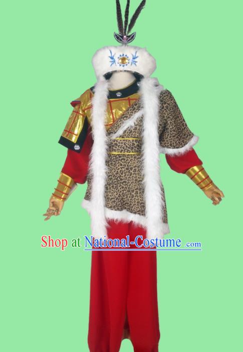 Chinese Traditional Peking Opera Takefu Warrior Costumes for Adults