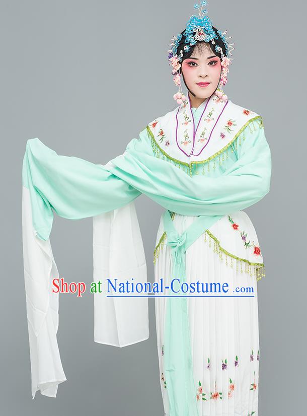 Traditional China Beijing Opera Costume Gifted Scholar Embroidered Robe and Hat Ancient Chinese Peking Opera Embroidery Clothing