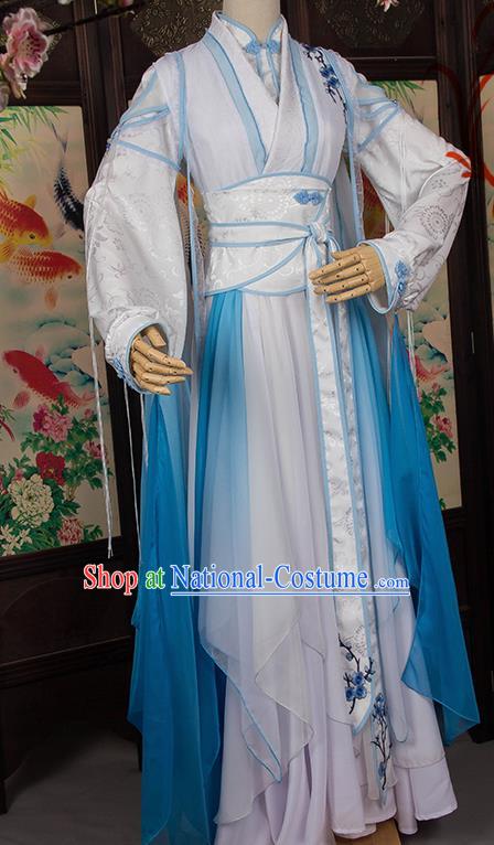 Chinese Traditional Cosplay Female Assassin Costumes Ancient Swordswoman Hanfu Dress for Women