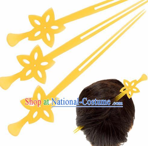 Japanese Traditional Courtesan Hairpins Ancient Geisha Kimono Hair Accessories for Women