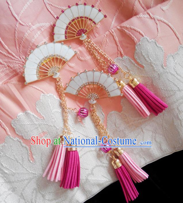 Japanese Traditional Courtesan Hair Accessories Ancient Kimono Yukata Tassel Hair Stick for Women