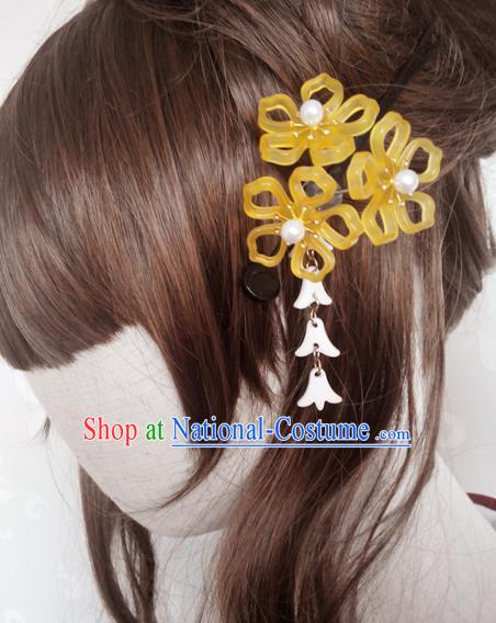 Japanese Traditional Courtesan Hairpins Ancient Geisha Kimono Hair Accessories for Women