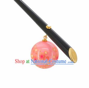 Japanese Traditional Hair Accessories Ancient Courtesan Kimono Pink Hairpins for Women