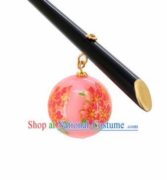 Japanese Traditional Hair Accessories Ancient Courtesan Kimono Nude Pink Hairpins for Women