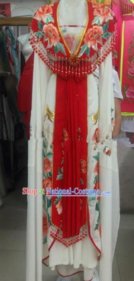 Chinese Traditional Beijing Opera Diva Dress Ancient Palace Princess Embroidered Costumes for Rich