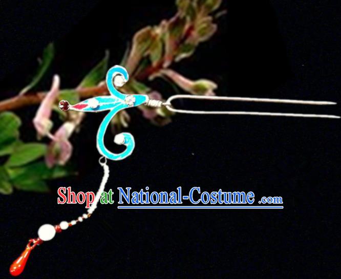 Chinese Traditional Ancient Hairpins Beijing Opera Tassel Hair Accessories for Women