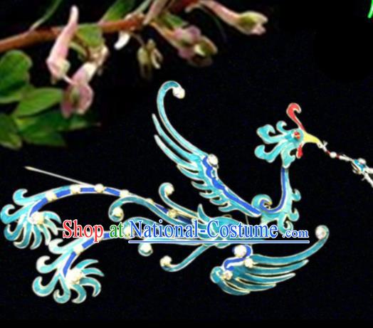 Chinese Traditional Ancient Princess Phoenix Hairpins Beijing Opera Hair Accessories for Women