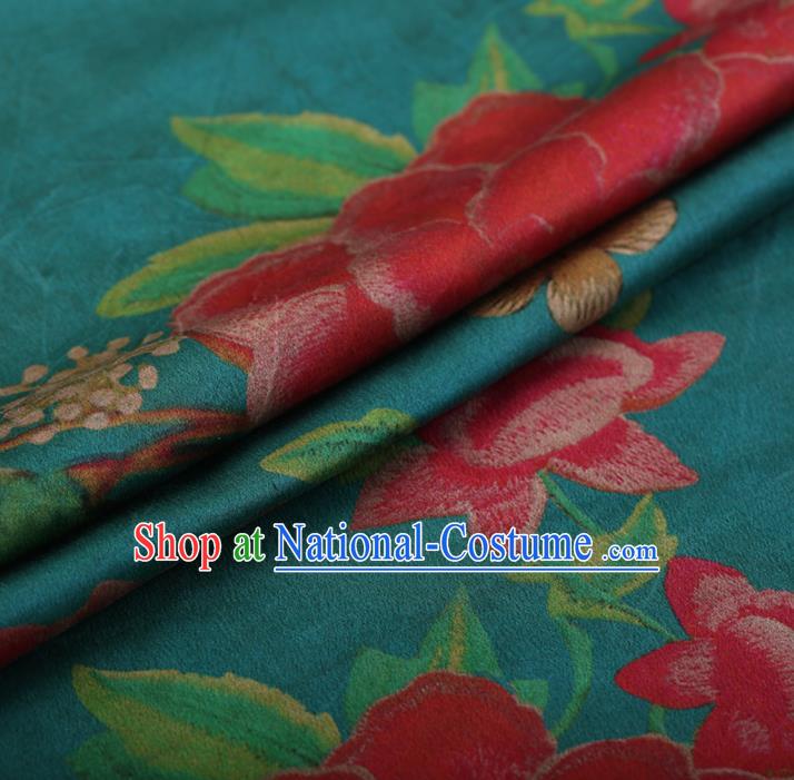 Chinese Traditional Silk Fabric Brocade Embroidered Fabric Dress Material Gambiered Canton Gauze