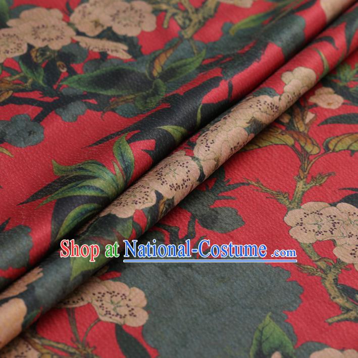 Chinese Traditional Silk Fabric Brocade Embroidered Fabric Dress Material Gambiered Canton Gauze