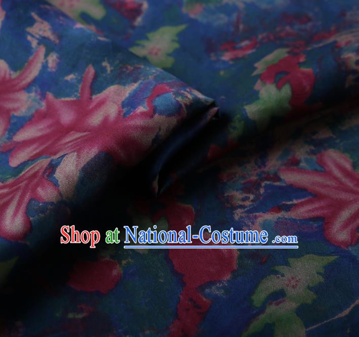 Chinese Traditional Silk Fabric Brocade Embroidered Fabric Dress Material Gambiered Canton Gauze