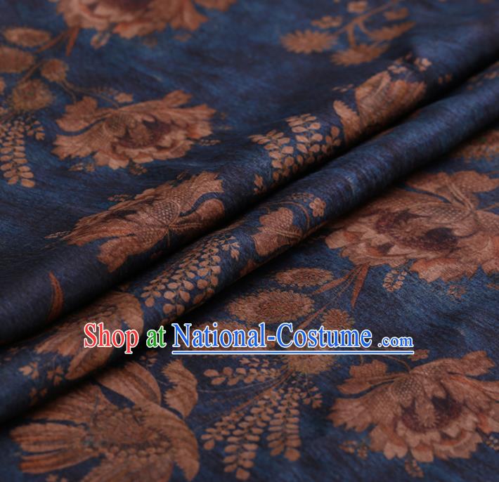 Chinese Traditional Silk Fabric Brocade Embroidered Fabric Dress Material Gambiered Canton Gauze