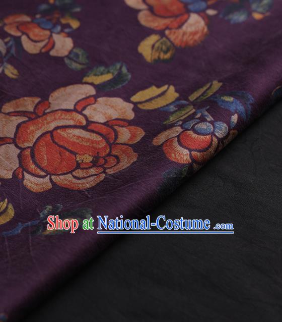 Chinese Traditional Silk Fabric Brocade Embroidered Fabric Dress Material Gambiered Canton Gauze