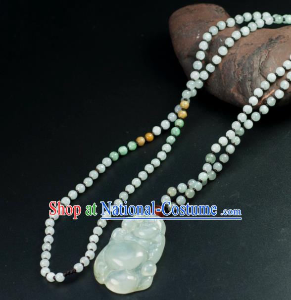 Chinese Traditional Jewelry Accessories Carving Jade Artware Handmade Pendant