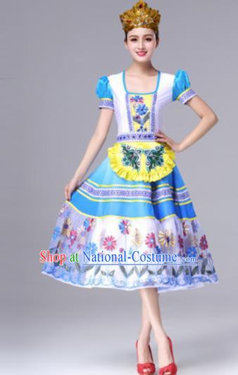 Traditional Chinese Fan Dance Folk Dance Costume Classical Yangko Dance Classical Dance Dress