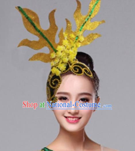 Chinese Traditional Folk Yanko Dance Hair Accessories Classical Dance Headwear for Women