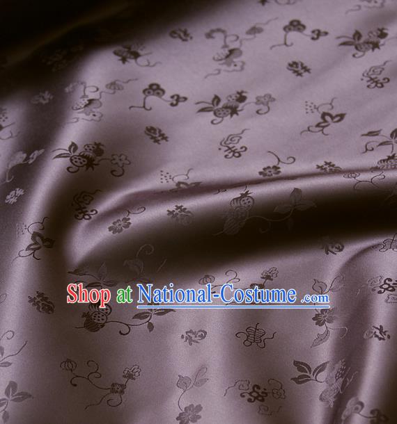 Asian Traditional Palace Drapery Korean Hanbok Royal Pattern Design Brocade Satin Fabric Chinese Tang Suit Silk Fabric Material