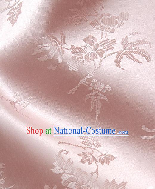 Asian Traditional Palace Drapery Korean Hanbok Royal Pattern Design Brocade Satin Fabric Chinese Tang Suit Silk Fabric Material