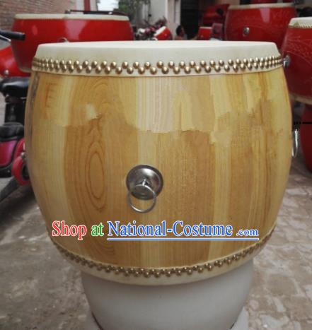 Chinese Traditional Handmade Drums Folk Dance Wood Drum Cowhide Drums