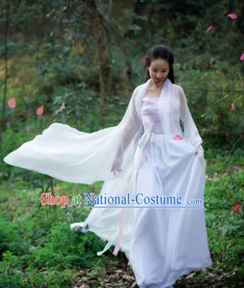 Asian Chinese Ancient Fairy Costumes Traditional Princess Hanfu Dress for Women