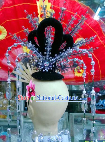 Chinese Classical Hair Accessories Traditional Ancient Beijing Opera Phoenix Coronet for Women