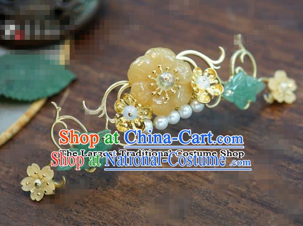 Chinese Ancient Bride Hair Accessories Wedding Pearls Hairpins for Women