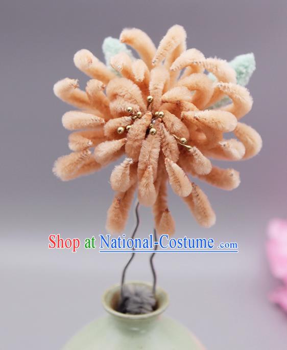 Chinese Traditional Hair Accessories Ancient Princess Chrysanthemum Hairpins for Women