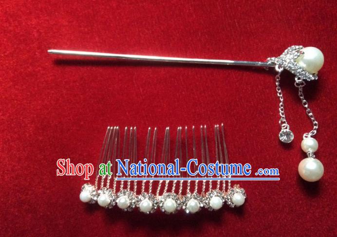 Asian Chinese Wedding Hair Accessories Hair Comb Hairpins for Women