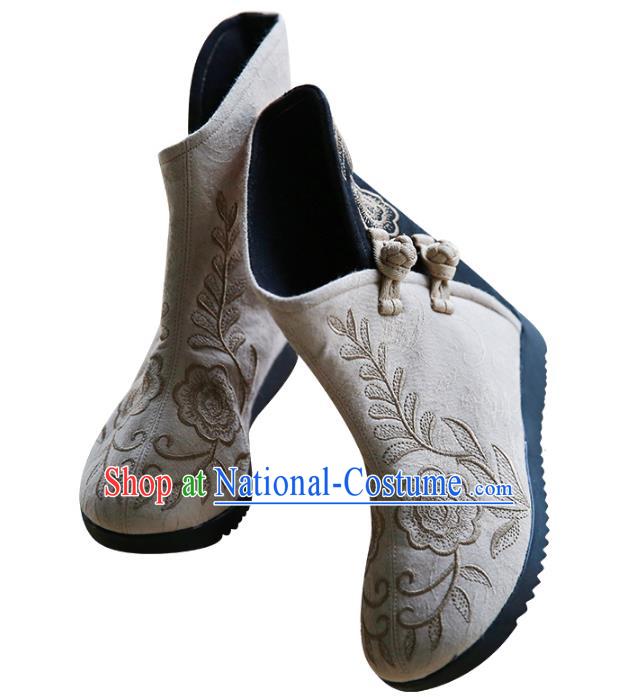 Traditional Chinese Shoes Kung Fu Boots Wushu Shoes Hanfu Shoes Embroidered Shoes