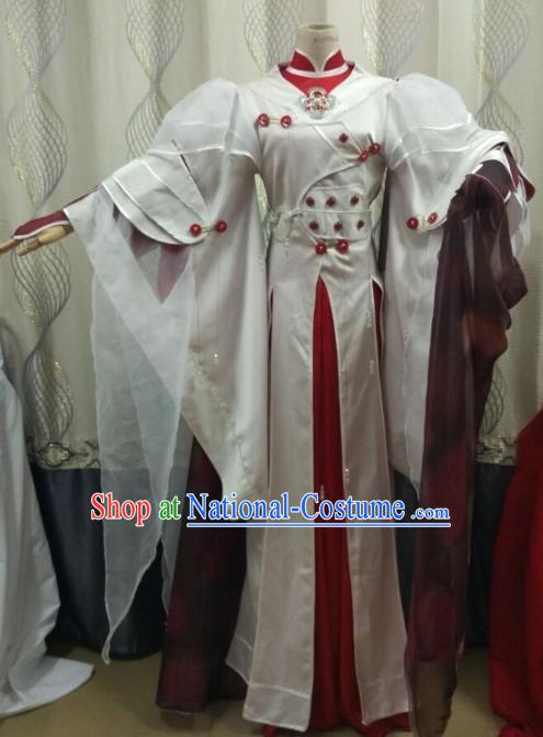 Traditional China Ancient Cosplay Swordsman Costume Fancy Dress Fairy Dress for Women