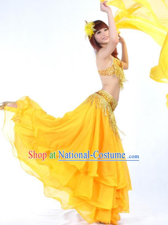 Traditional Asian Indian Belly Dance Costume Stage Performance India National Dance Dress Accessories Belts for Women