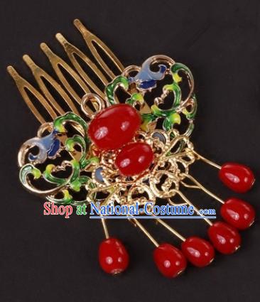 Chinese Handmade Classical Hair Accessories Tassel Hair Comb Hairpins for Women