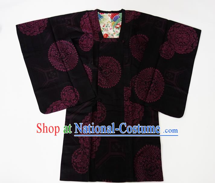 Asian Japanese Traditional Costumes Japan Kimono Silk Bathrobe Clothing for Women