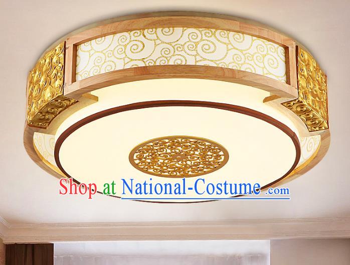 Traditional Chinese Golden Palace Lanterns Handmade Lantern Ancient Ceiling Lamp