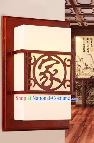 Traditional China Ancient Family Wall Lanterns Handmade Wood Carving Lantern Ancient Lamp