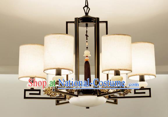 Traditional Handmade Chinese Six-Lights Hanging Lanterns Ancient Ceiling Lantern Ancient Lamp