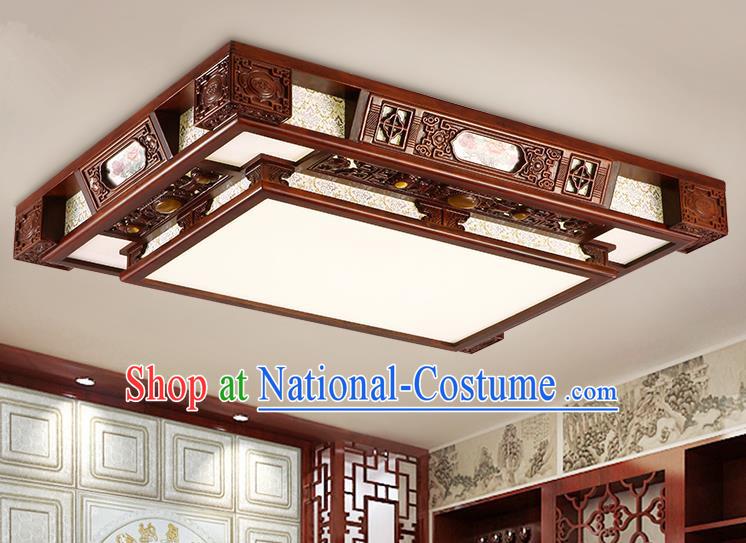 Traditional Chinese Handmade Wood Lantern Printing Palace Lantern Ancient Ceiling Lanterns