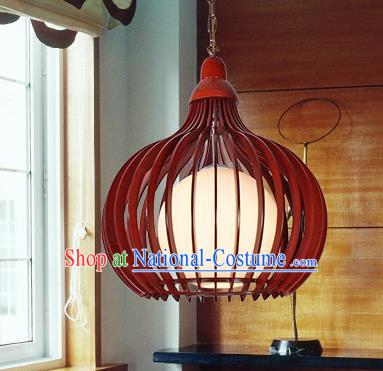 Traditional Chinese Handmade Hanging Wood Lantern Palace Ceiling Lanterns Ancient Lamp