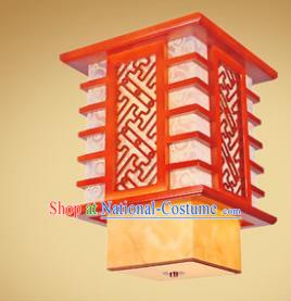 Traditional Chinese Handmade Palace Lantern New Year Wood Hanging Lanterns Ancient Lamp