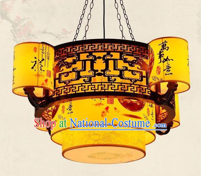 Top Grade Handmade Palace Lanterns Traditional Chinese Lantern Ancient Ceiling Lanterns