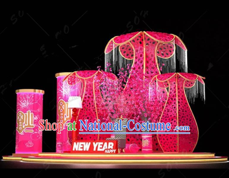 China Traditional New Year Lamp Lamplight Decorations Stage Display Lanterns