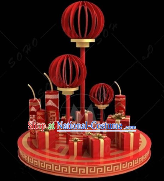 China Traditional New Year Lamp Decorations Lamplight Stage Display Lanterns