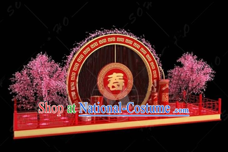 China Traditional Spring Festival Lamp Decorations Chinese Knot Lamplight Stage Display Lanterns