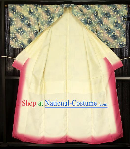 Japan Traditional Palace Printing Kimono Furisode Kimonos Yukata Dress Formal Costume for Women