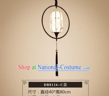 Traditional Chinese Handmade Lantern Classical Printing Ceiling Lamp Ancient Lanern